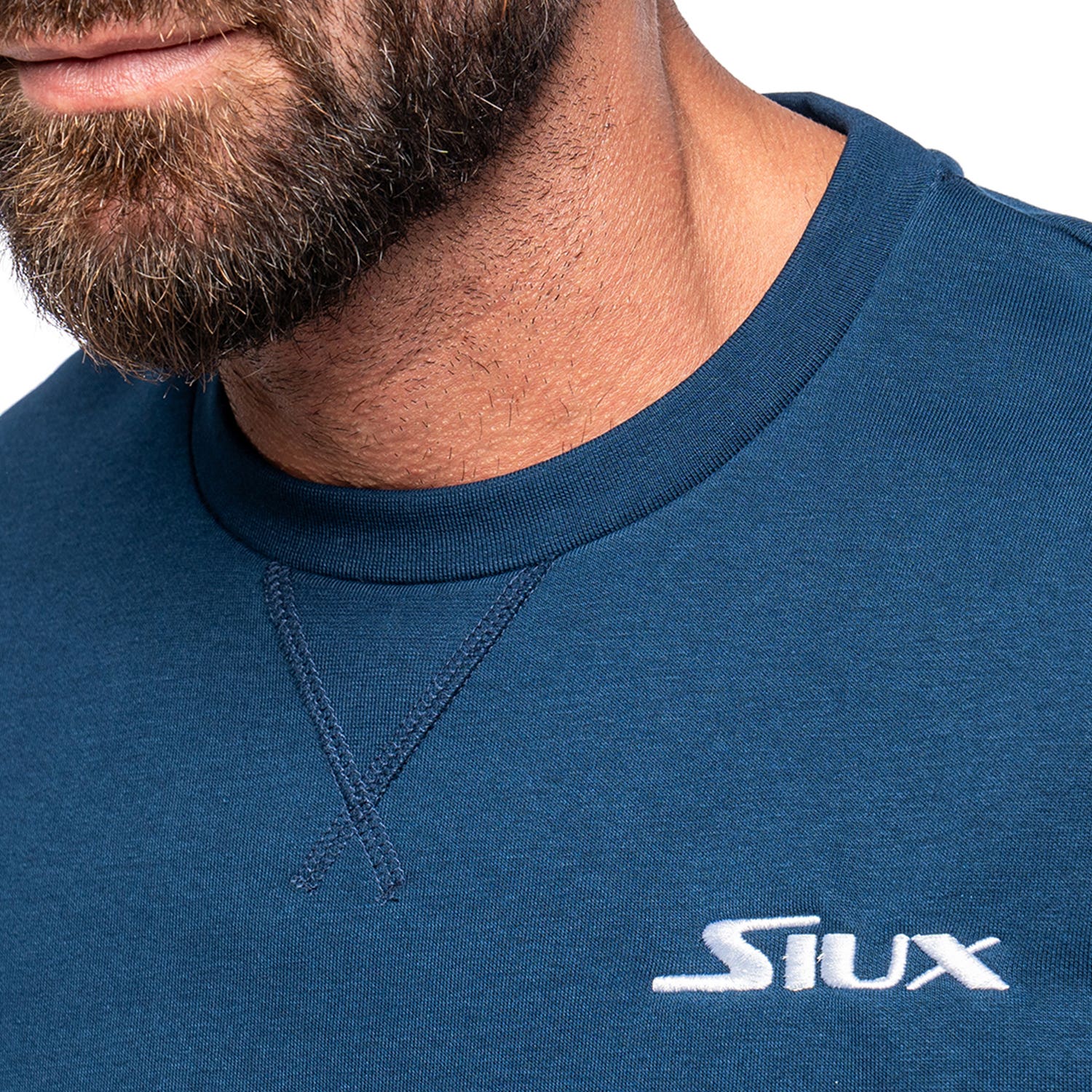 SUDADERA SIUX BASIC AZUL MARINO