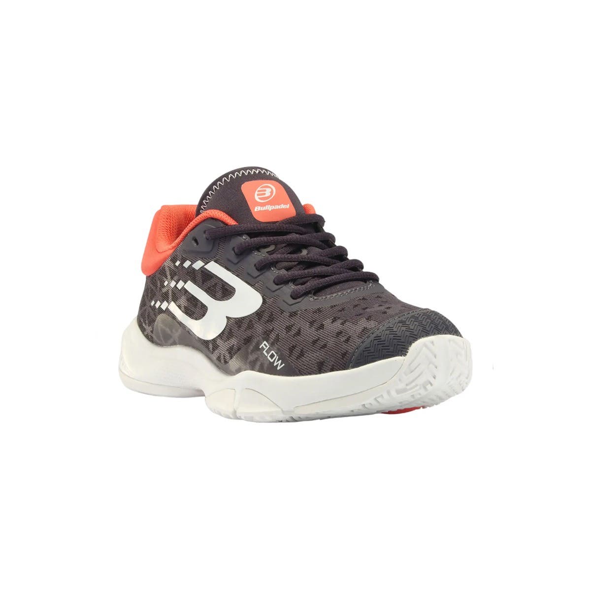 BULLPADEL FLOW 24I CK66006037 GRIS OSCURO/NARANJA MUJER