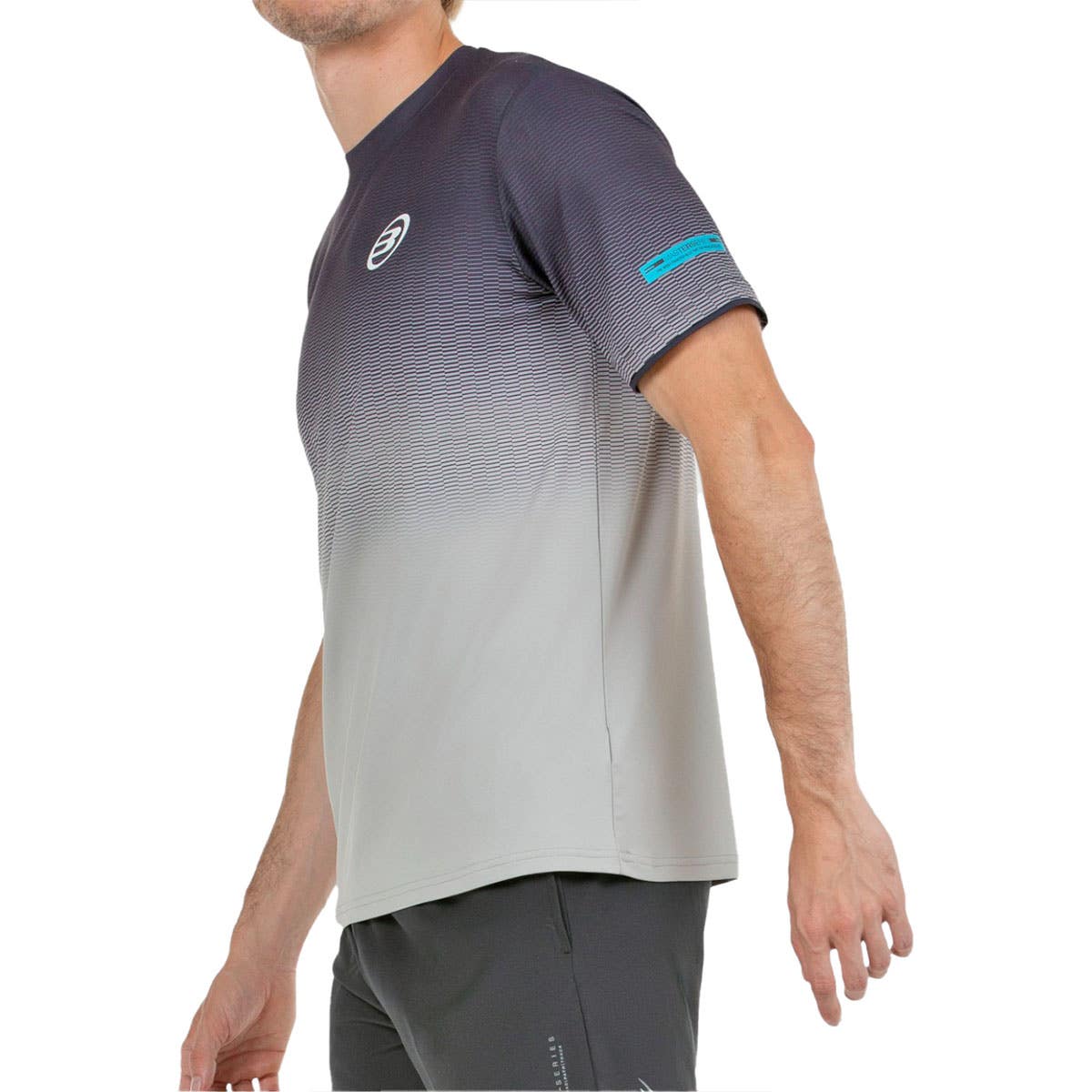 CAMISETA BULLPADEL MERGA NEGRO