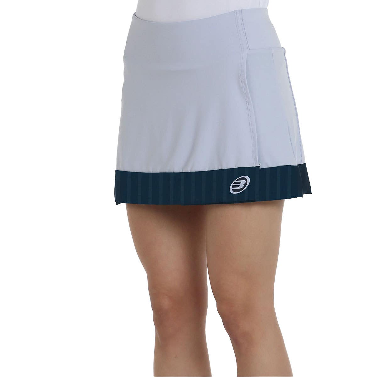 FALDA BULLPADEL ORTIGA MUJER GRIS