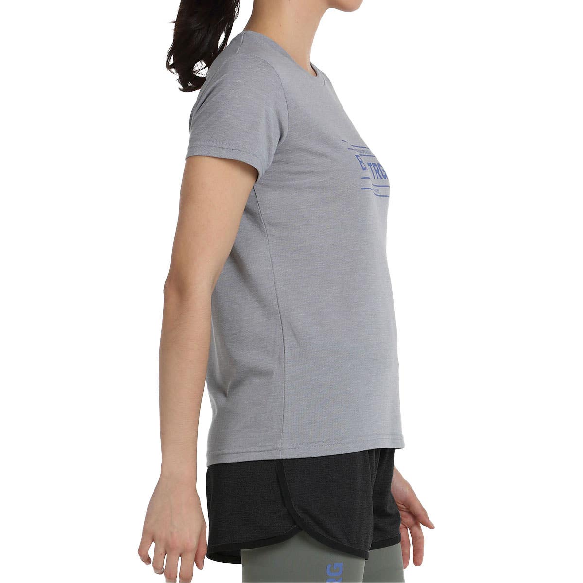 CAMISETA MANGA CORTA BULLPADEL TARF MUJER GRIS