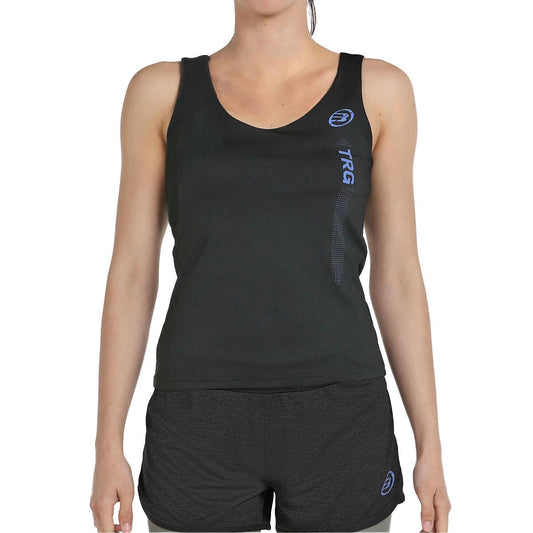 CAMISETA TIRANTES BULLPADEL TAIYI MUJER NEGRO