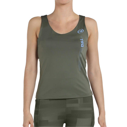 CAMISETA TIRANTES BULLPADEL TAIYI MUJER VERDE