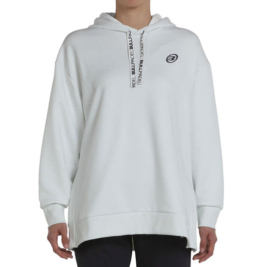 SUDADERA BULLPADEL NAN MUJER BLANCO