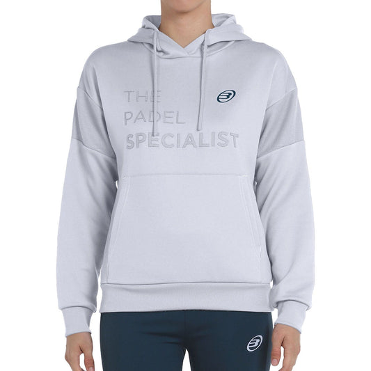 SUDADERA BULLPADEL NAOS MUJER GRIS