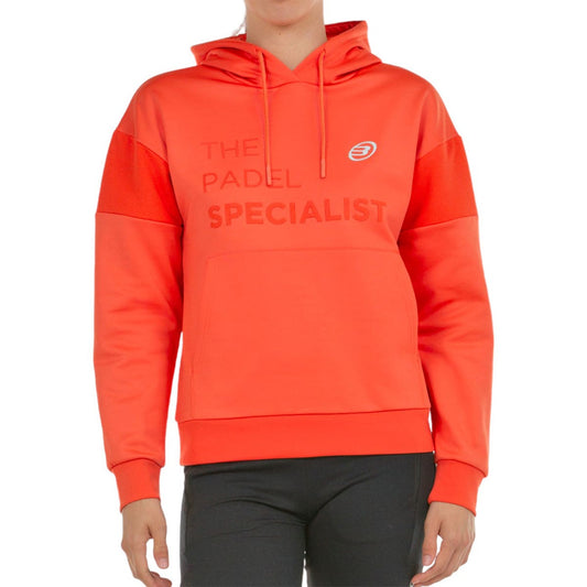 SUDADERA BULLPADEL NAOS MUJER CORAL