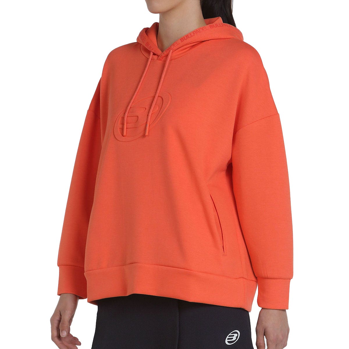 SUDADERA BULLPADEL NARON MUJER CORAL
