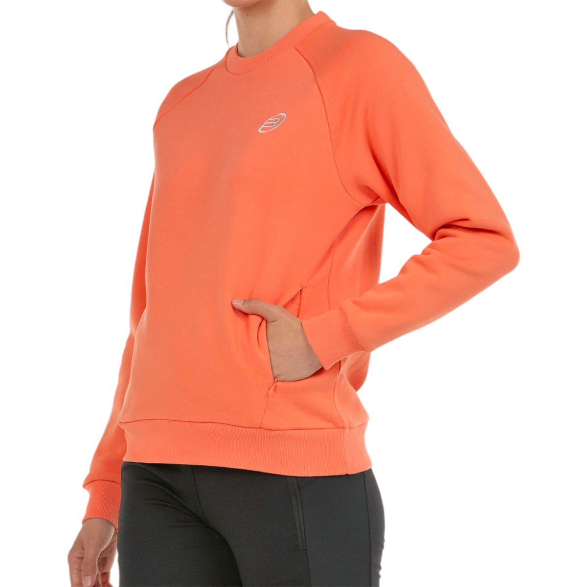 SUDADERA BULLPADEL NATAS MUJER CORAL