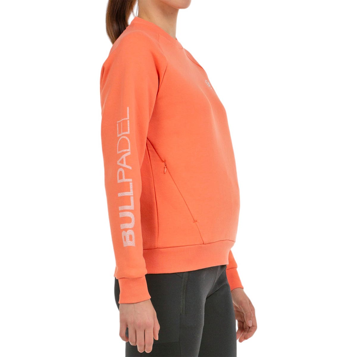 SUDADERA BULLPADEL NATAS MUJER CORAL