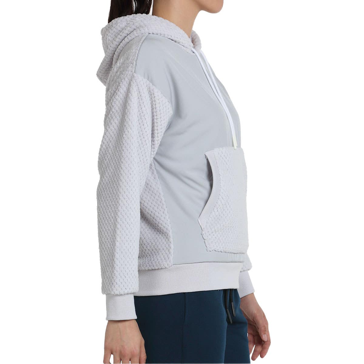 SUDADERA BULLPADEL NEDA MUJER GRIS