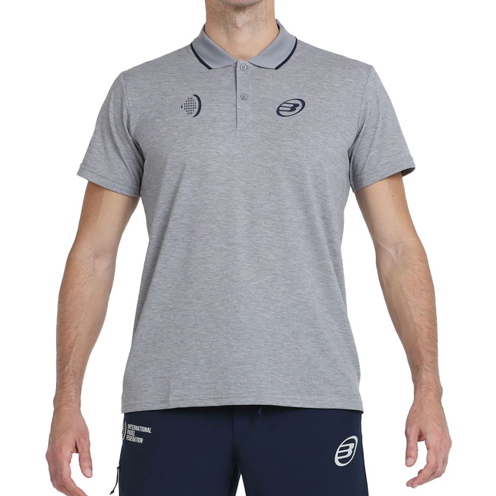 POLO BULLPADEL CENTE GRIS