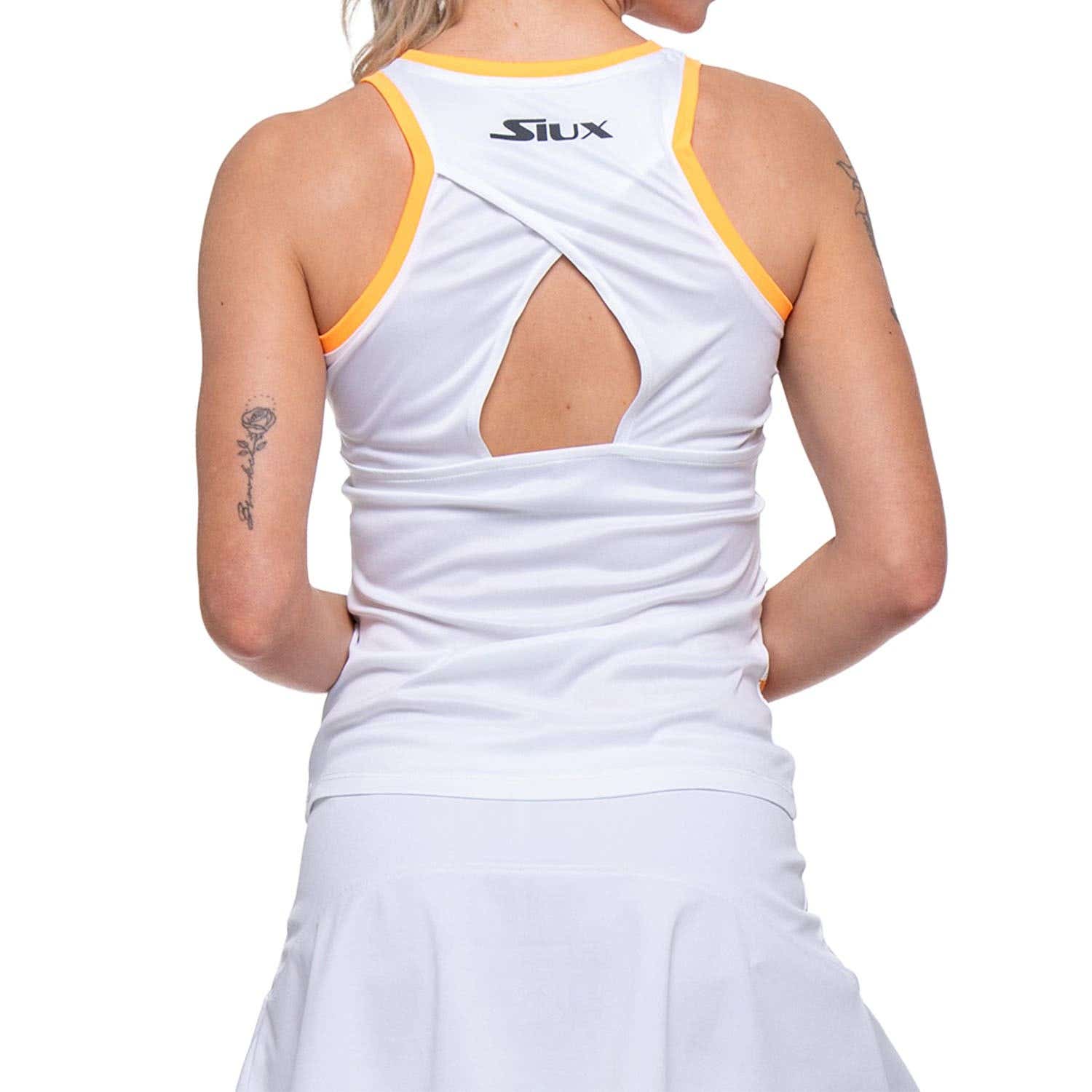 CAMISETA SIN MANGAS SIUX SPLASH MUJER BLANCO