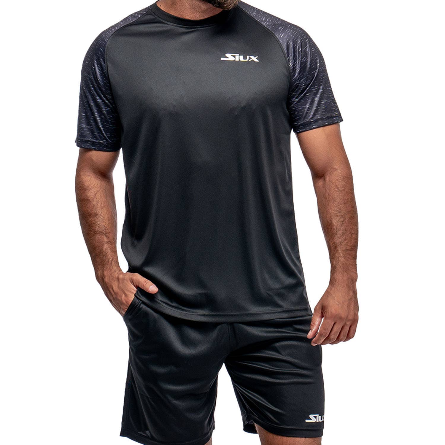 CAMISETA SIUX CLUB 25 NEGRO