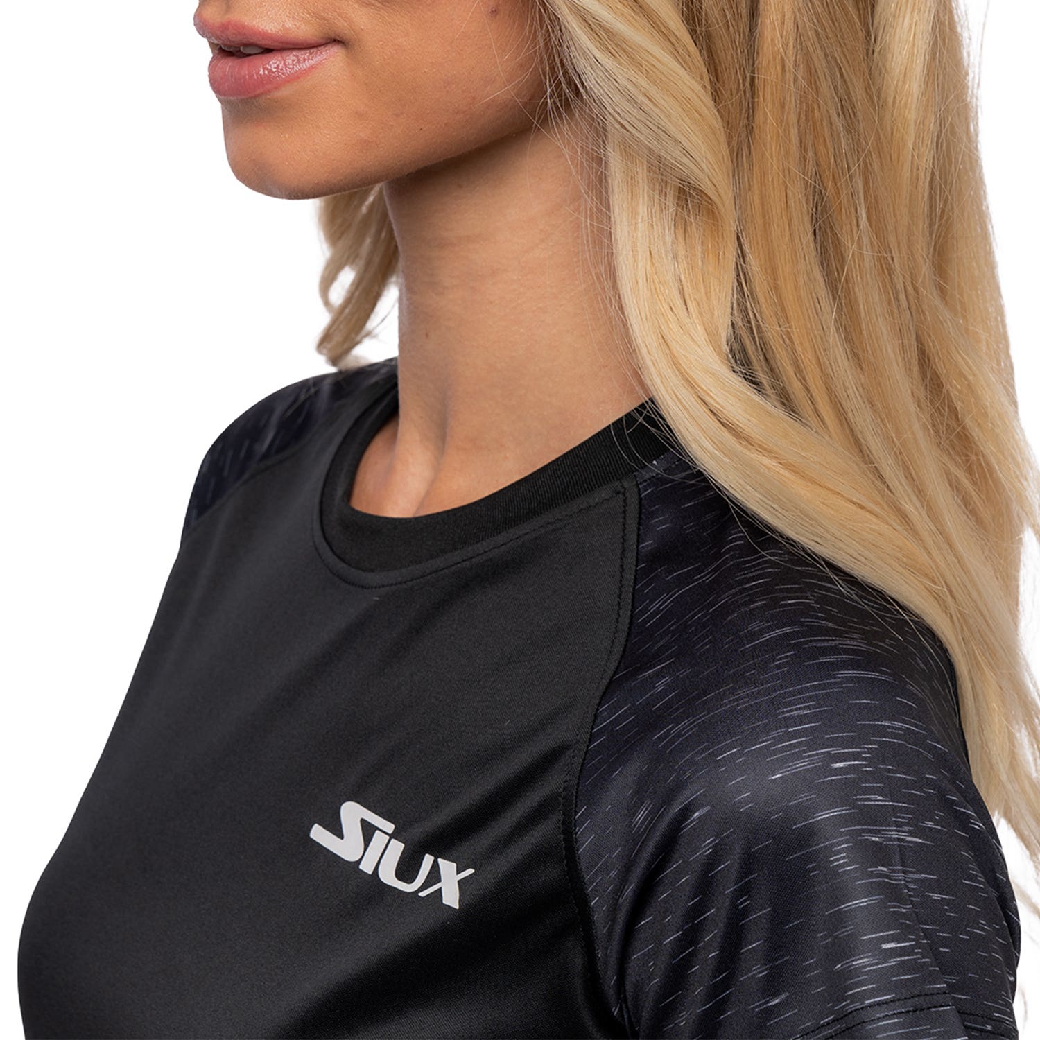 CAMISETA SIUX CLUB 25 MUJER NEGRO