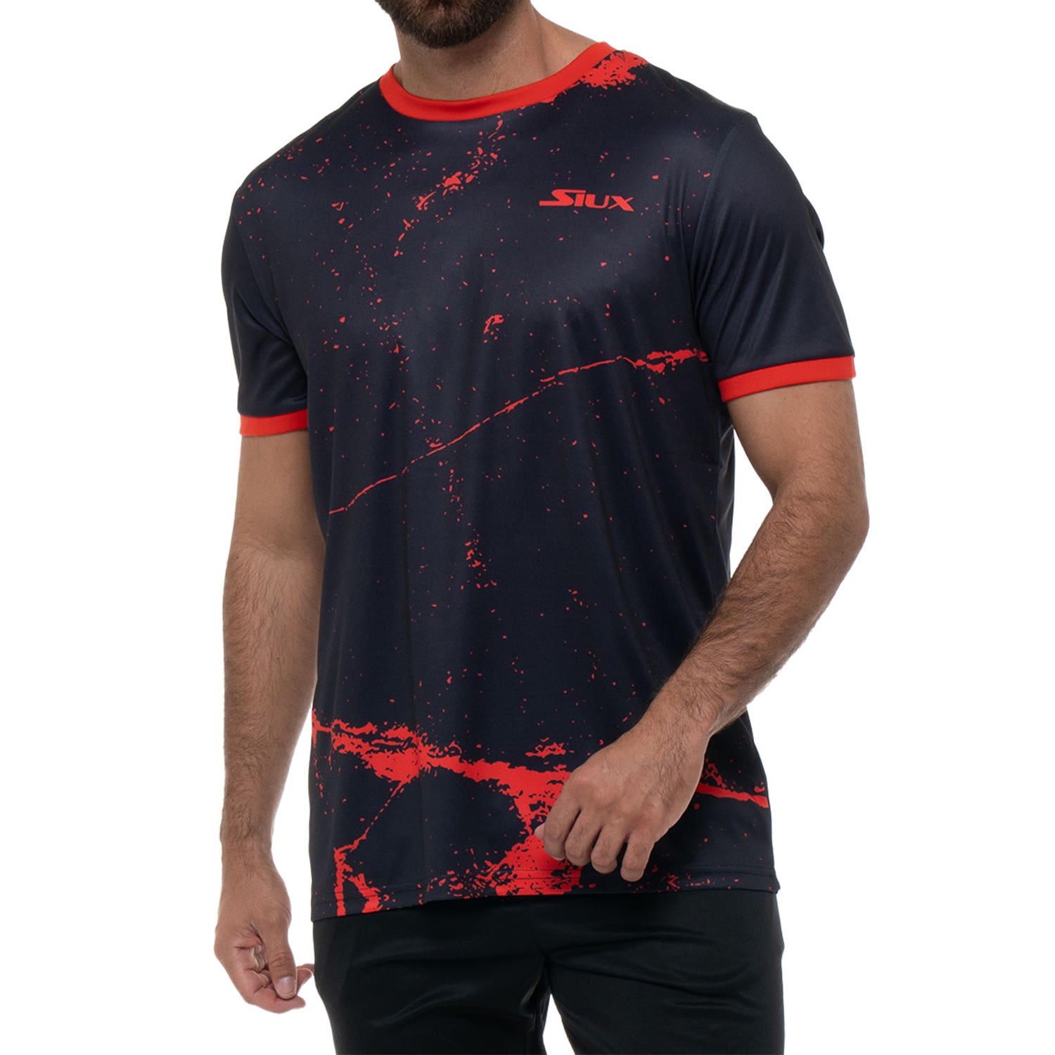 CAMISETA SIUX SPLASH HOMBRE ROJO