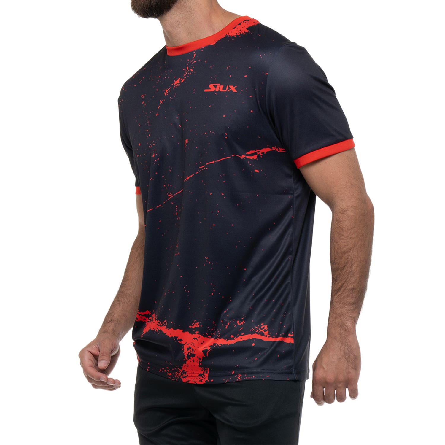 CAMISETA SIUX SPLASH HOMBRE ROJO