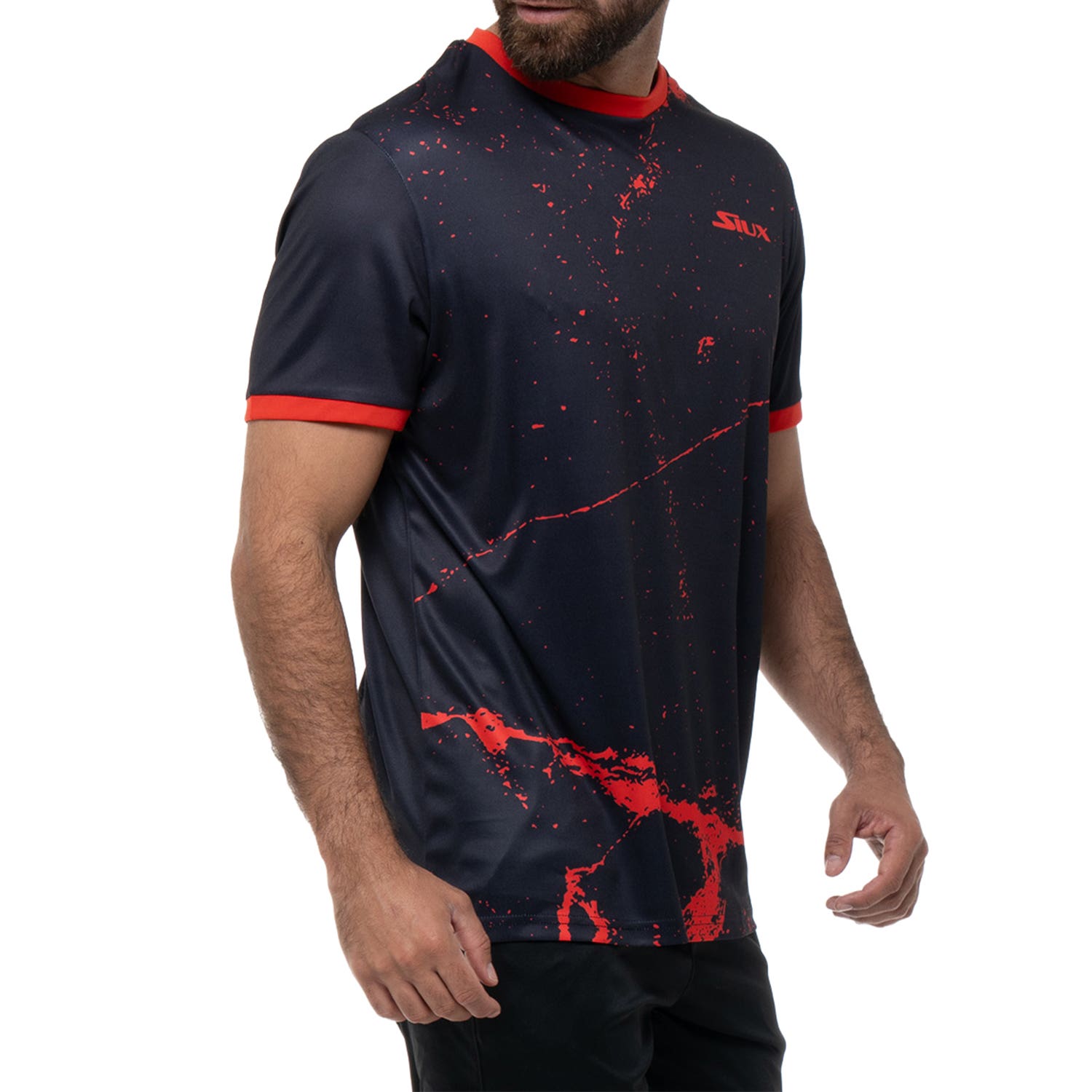 CAMISETA SIUX SPLASH HOMBRE ROJO