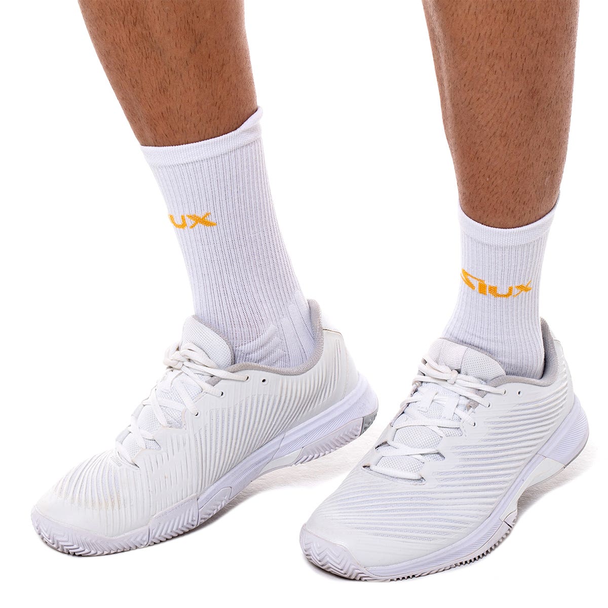 PACK 2 CALCETINES SIUX LARGOS REVEAL YELLOW/WHITE