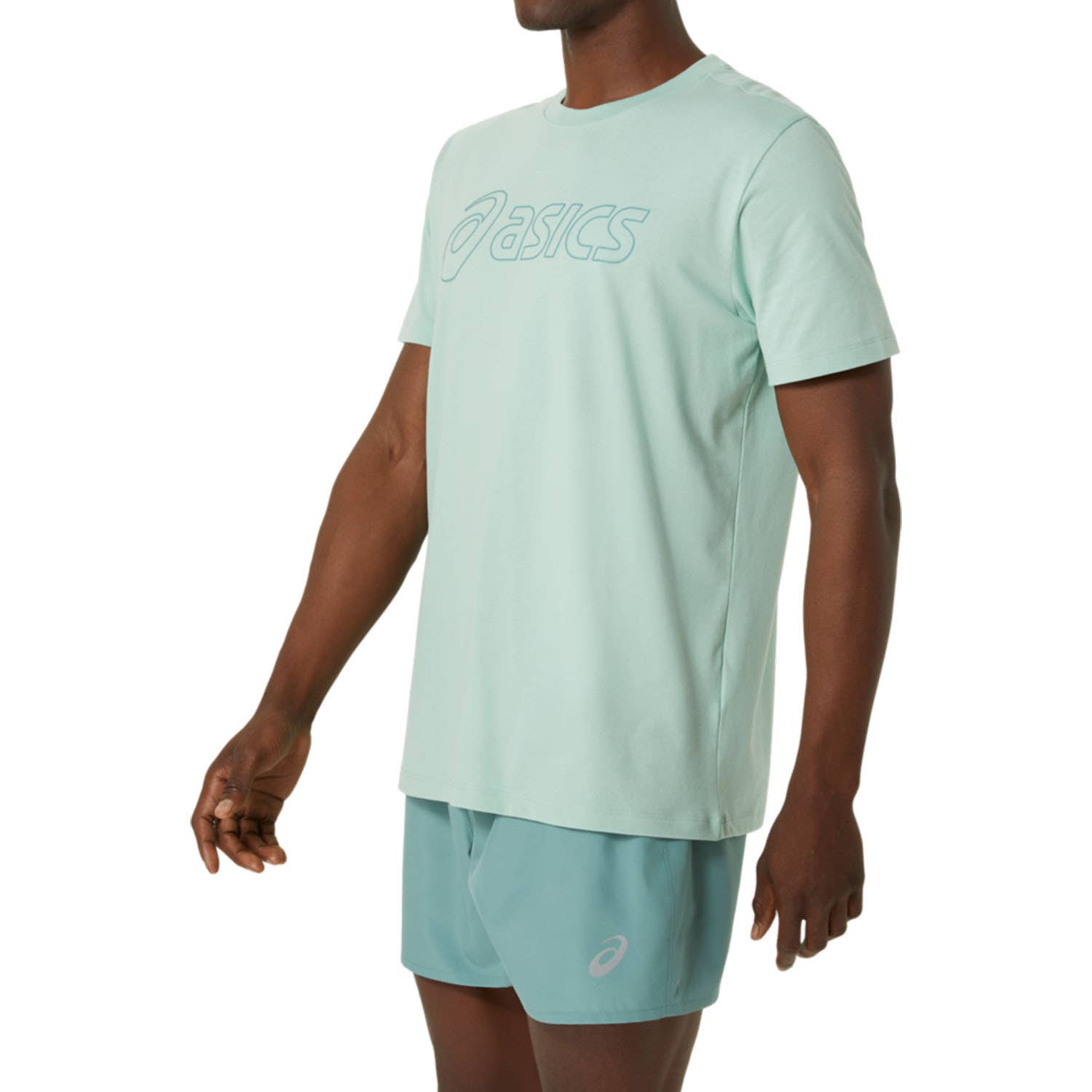 CAMISETA ASICS LOGO SS TEE VERDE