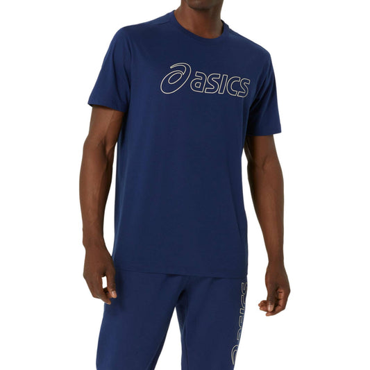 CAMISETA ASICS LOGO SS TEE AZUL