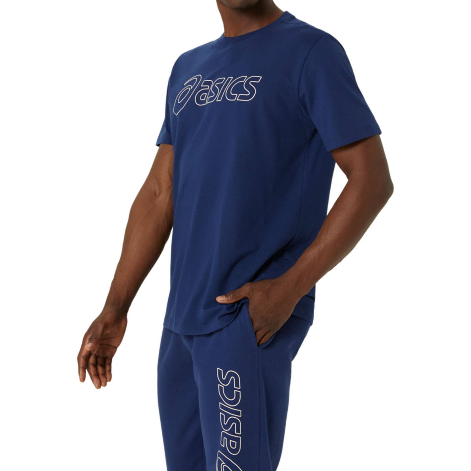 CAMISETA ASICS LOGO SS TEE AZUL