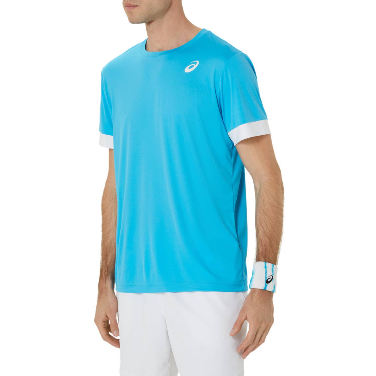 CAMISETA ASICS MEN COURT SS LIGHT BLUE