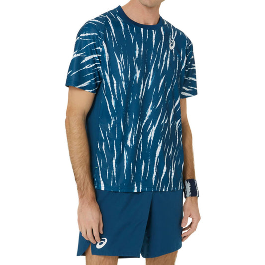 CAMISETA ASICS MEN GAME SS AZUL MARINO