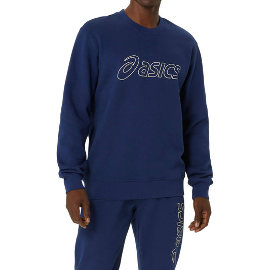 SUDADERA ASICS HOMBRE AZUL