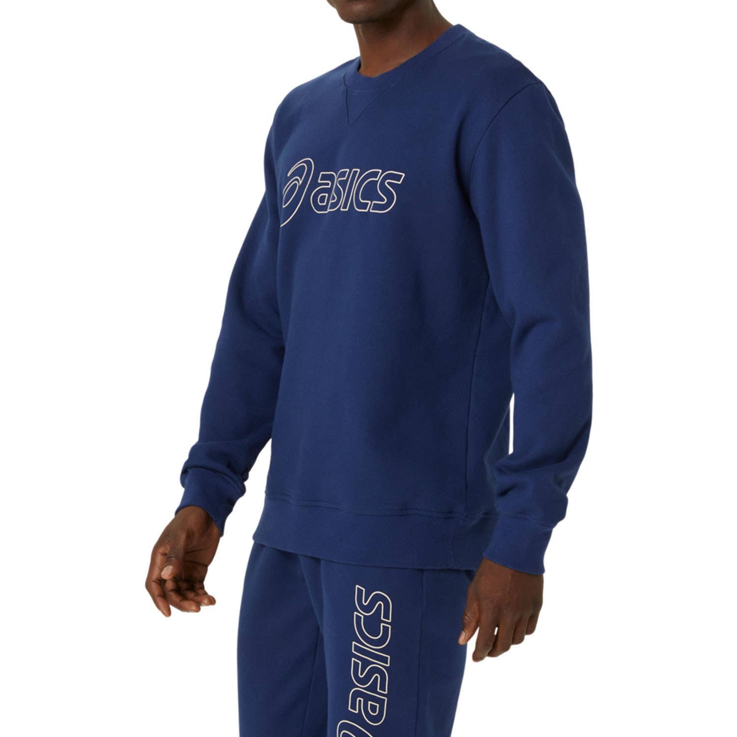SUDADERA ASICS HOMBRE AZUL