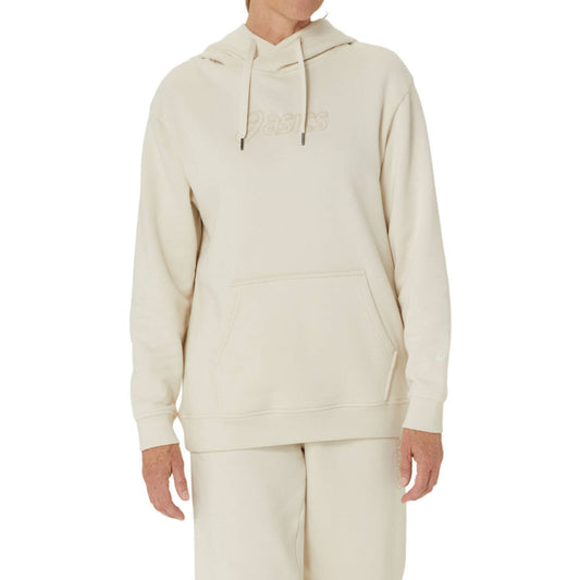SUDADERA CON CAPUCHA ASICS LOGO OTH MUJER BEIGE