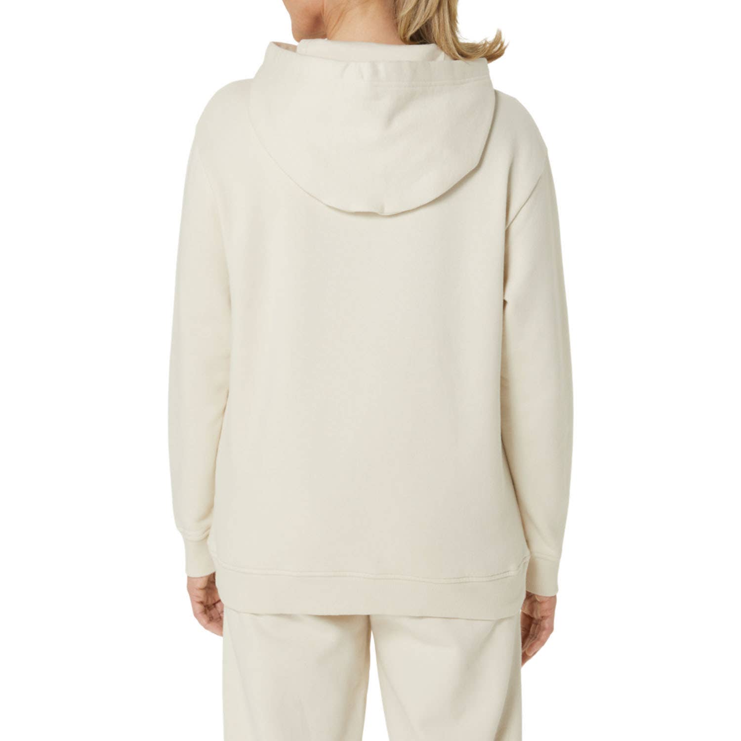 SUDADERA CON CAPUCHA ASICS LOGO OTH MUJER BEIGE