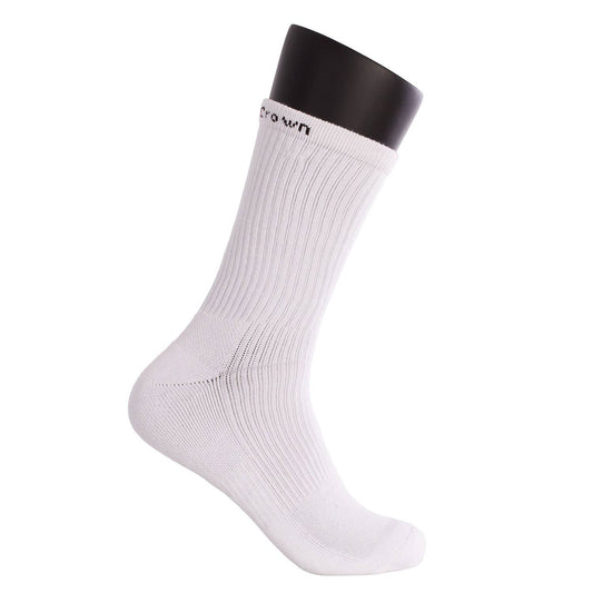 PACK 3 CALCETINES BLACK CROWN ALTOS A000411 BLANCOS