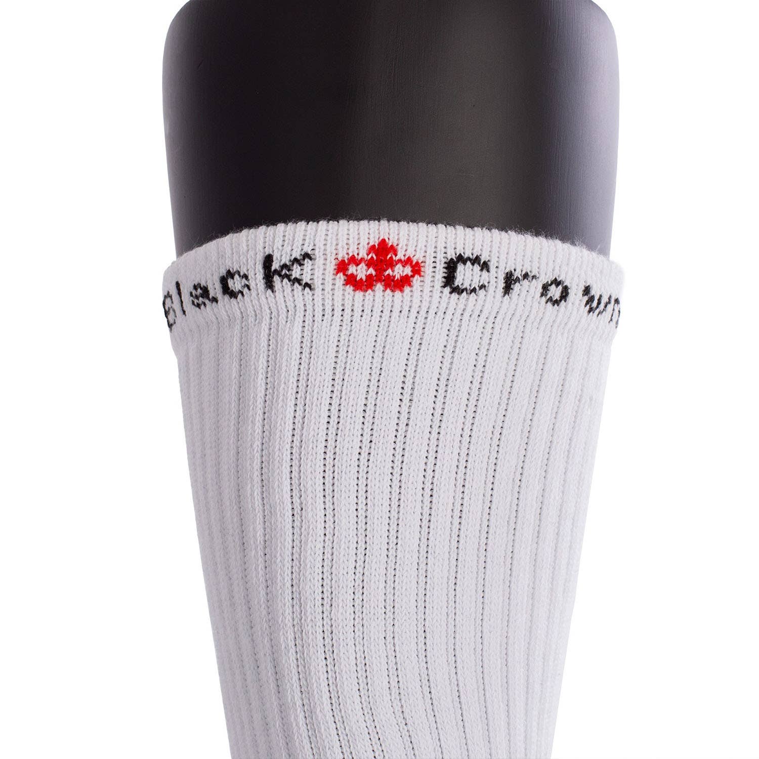 PACK 3 CALCETINES BLACK CROWN ALTOS A000411 BLANCOS