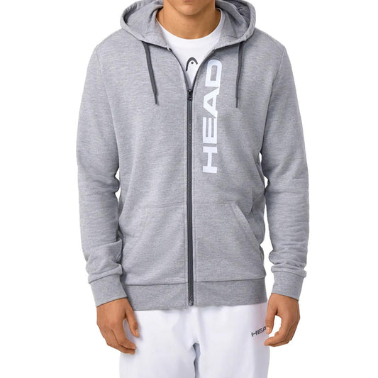 SUDADERA HEAD CLUB ORIGINAL FZ GRAY