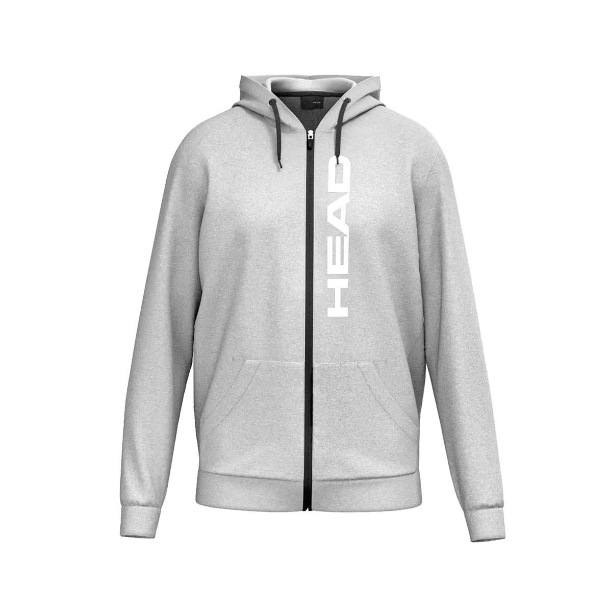 SUDADERA HEAD CLUB ORIGINAL FZ GRAY