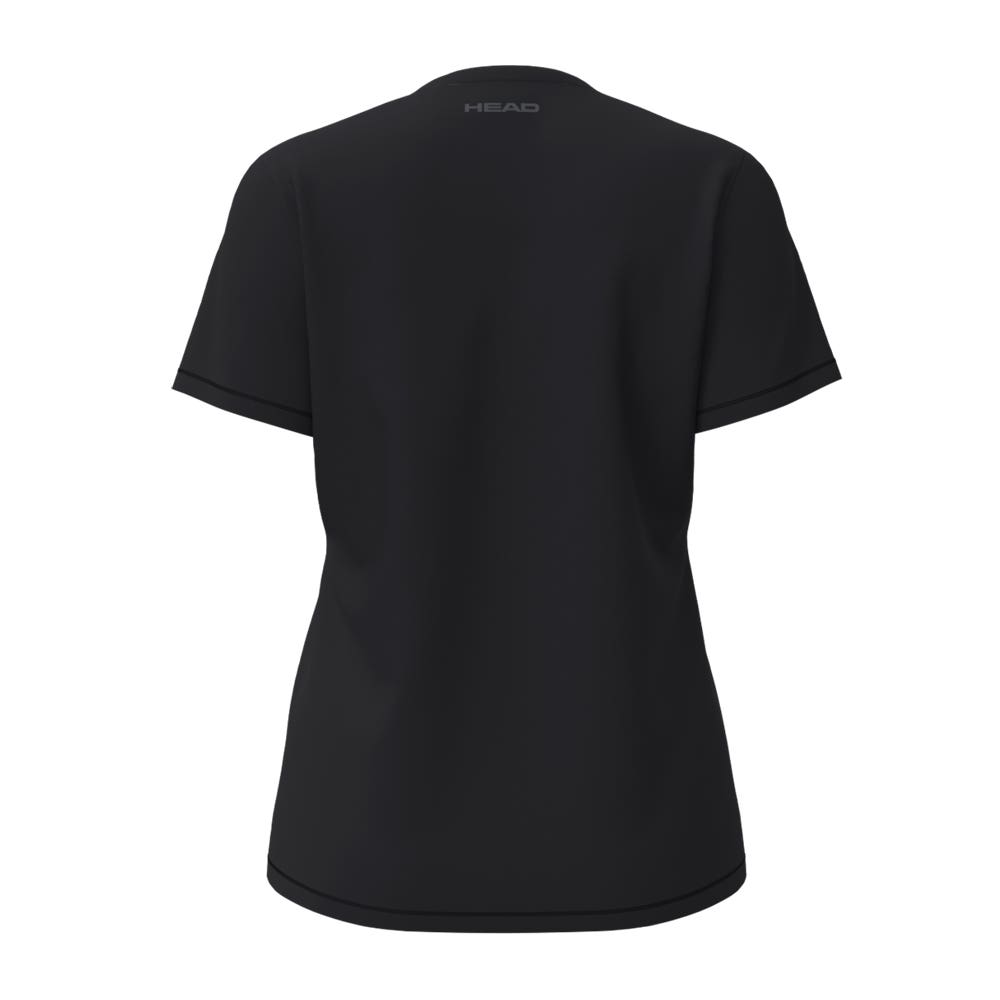 CAMISETA HEAD CLUB ORIGINAL MUJER NEGRO