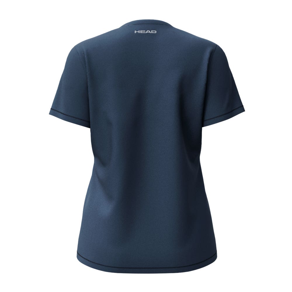 CAMISETA HEAD CLUB ORIGINAL MUJER AZUL MARINO