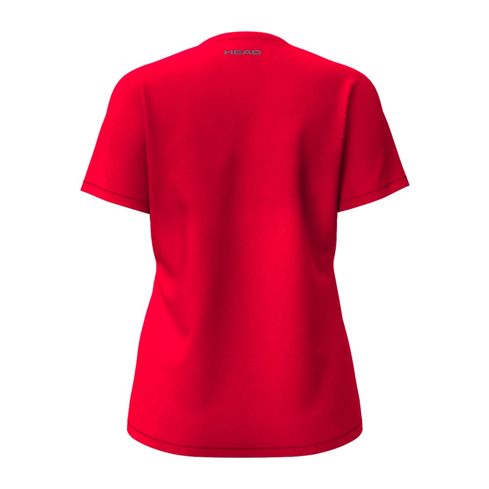 CAMISETA HEAD CLUB ORIGINAL MUJER ROJO