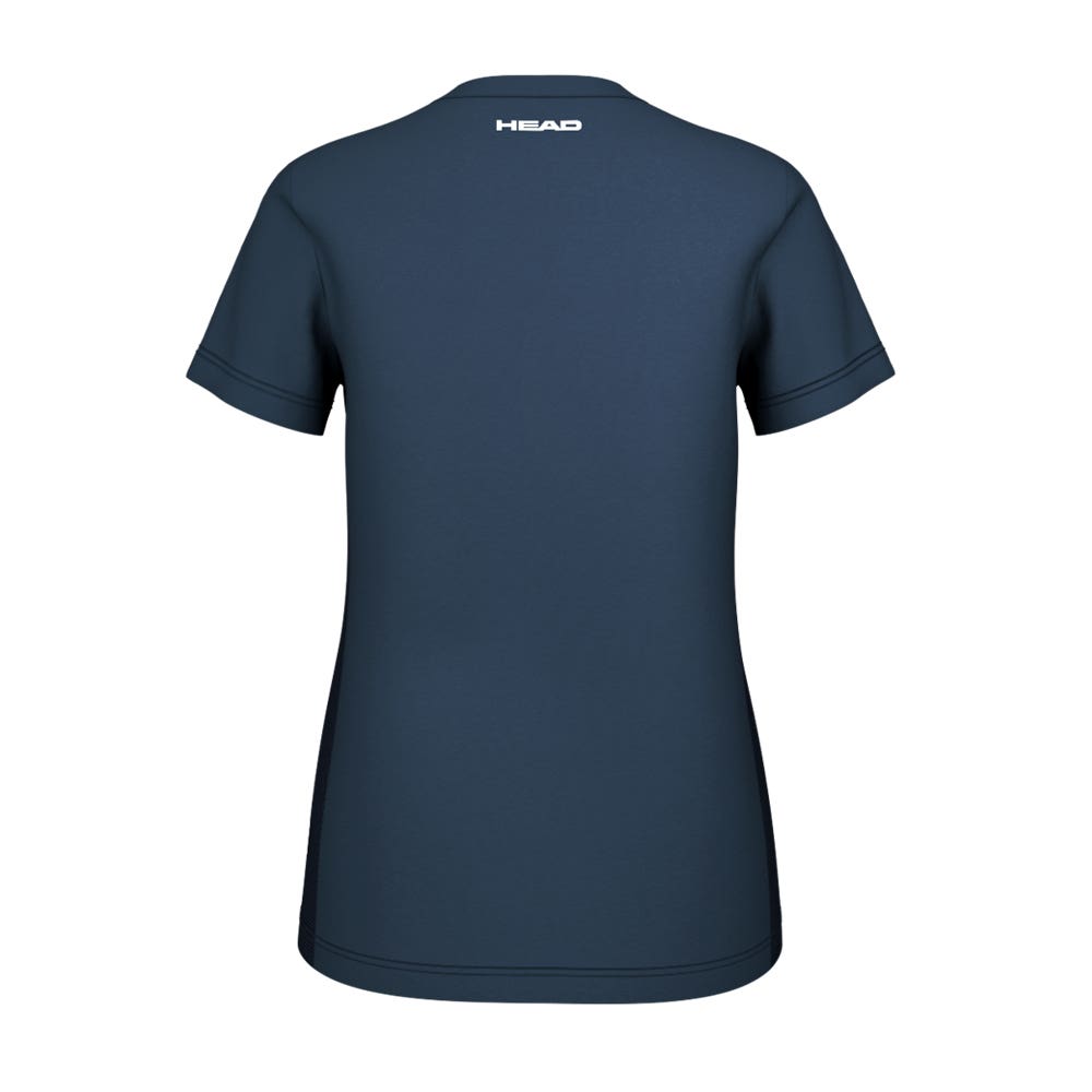 CAMISETA HEAD TIE-BREAK 814205 MUJER AZUL MARINO