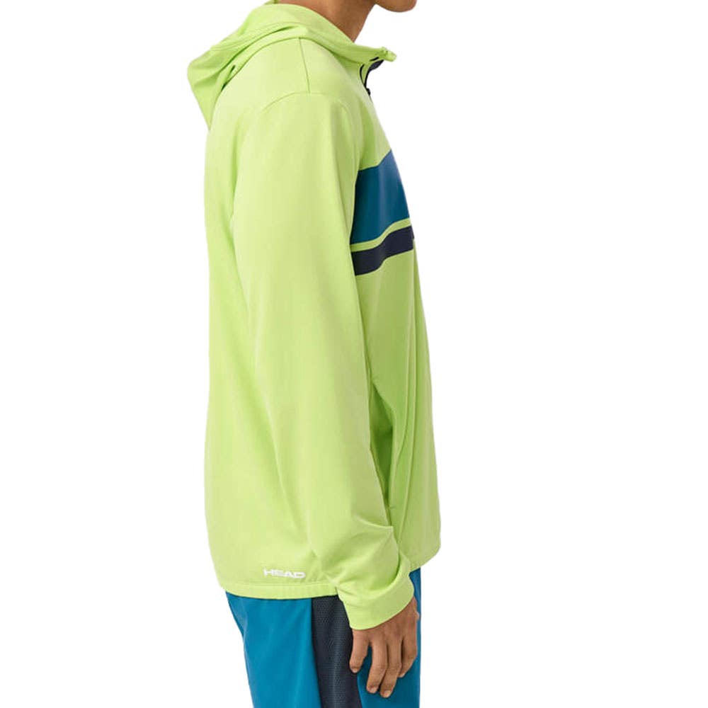 SUDADERA HEAD TOPSPIN LIGHT GREEN
