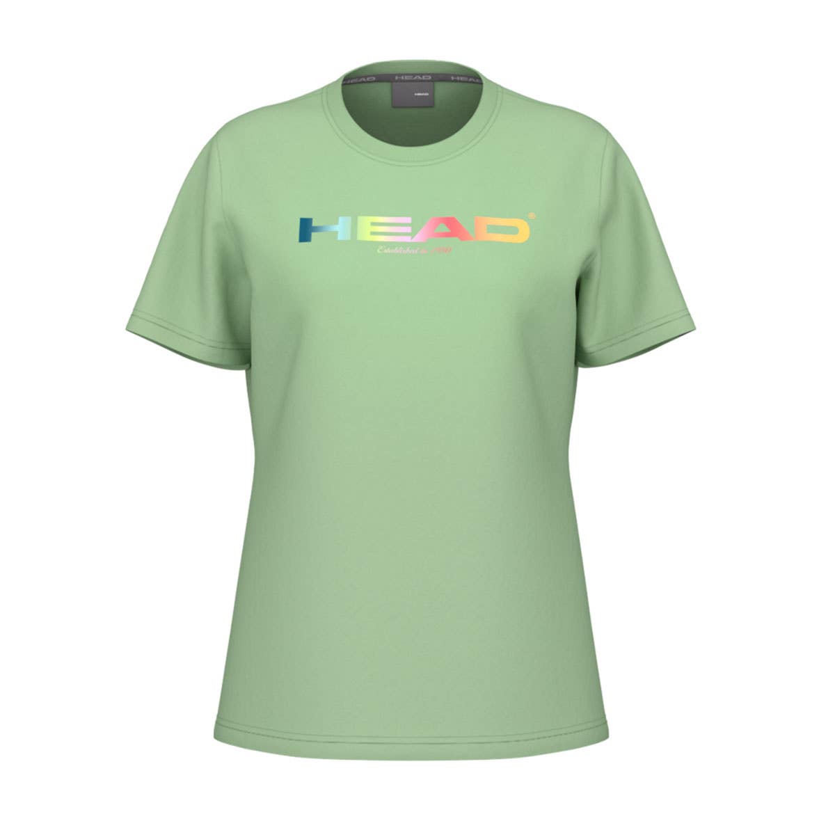 CAMISETA HEAD RAINBOW MUJER VERDE CLARO