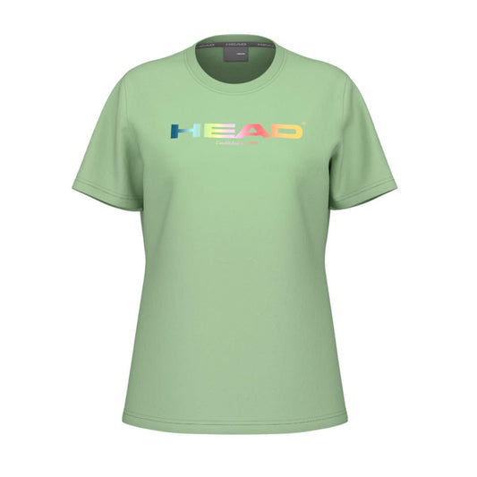 CAMISETA HEAD RAINBOW MUJER VERDE CLARO