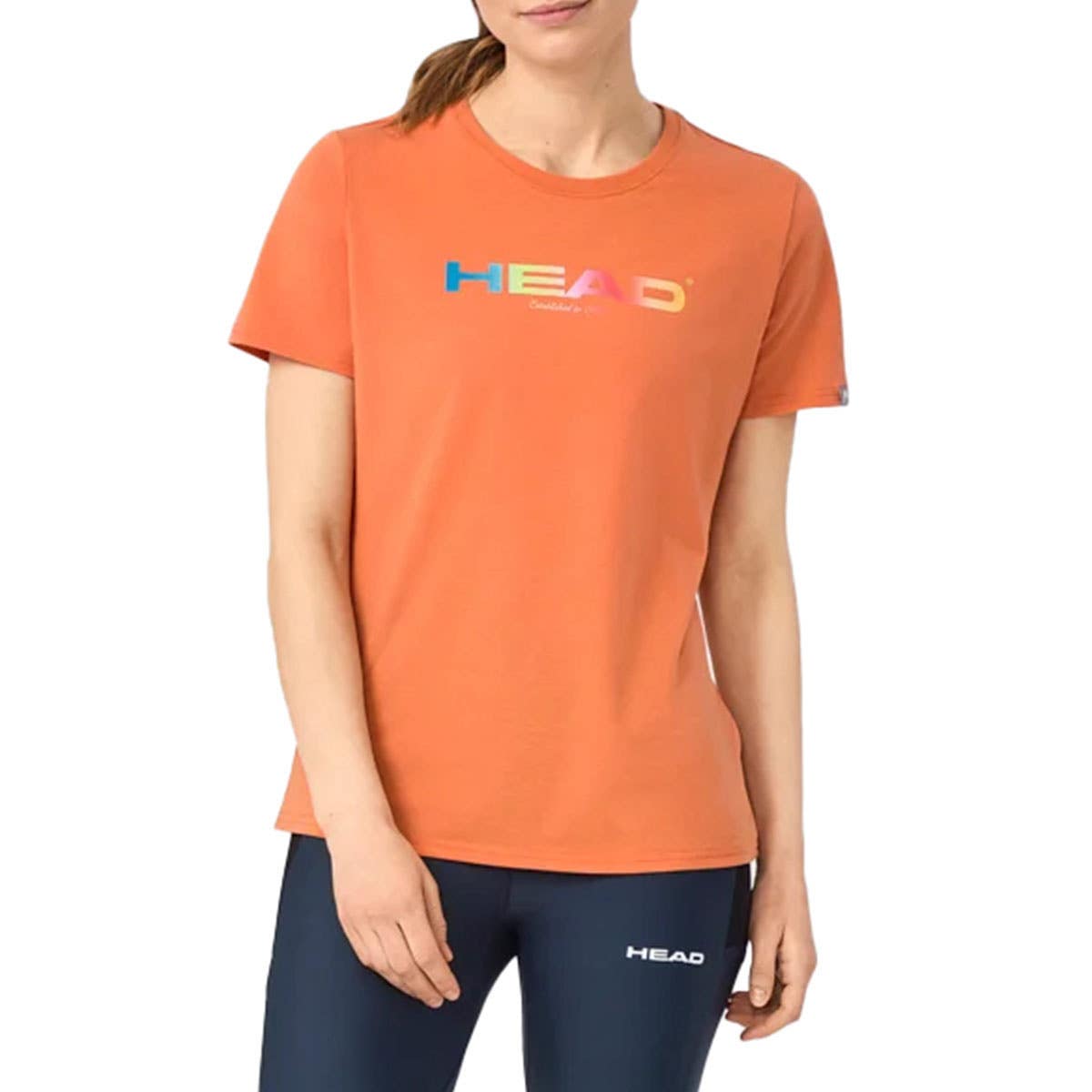 CAMISETA HEAD RAINBOW MUJER NARANJA