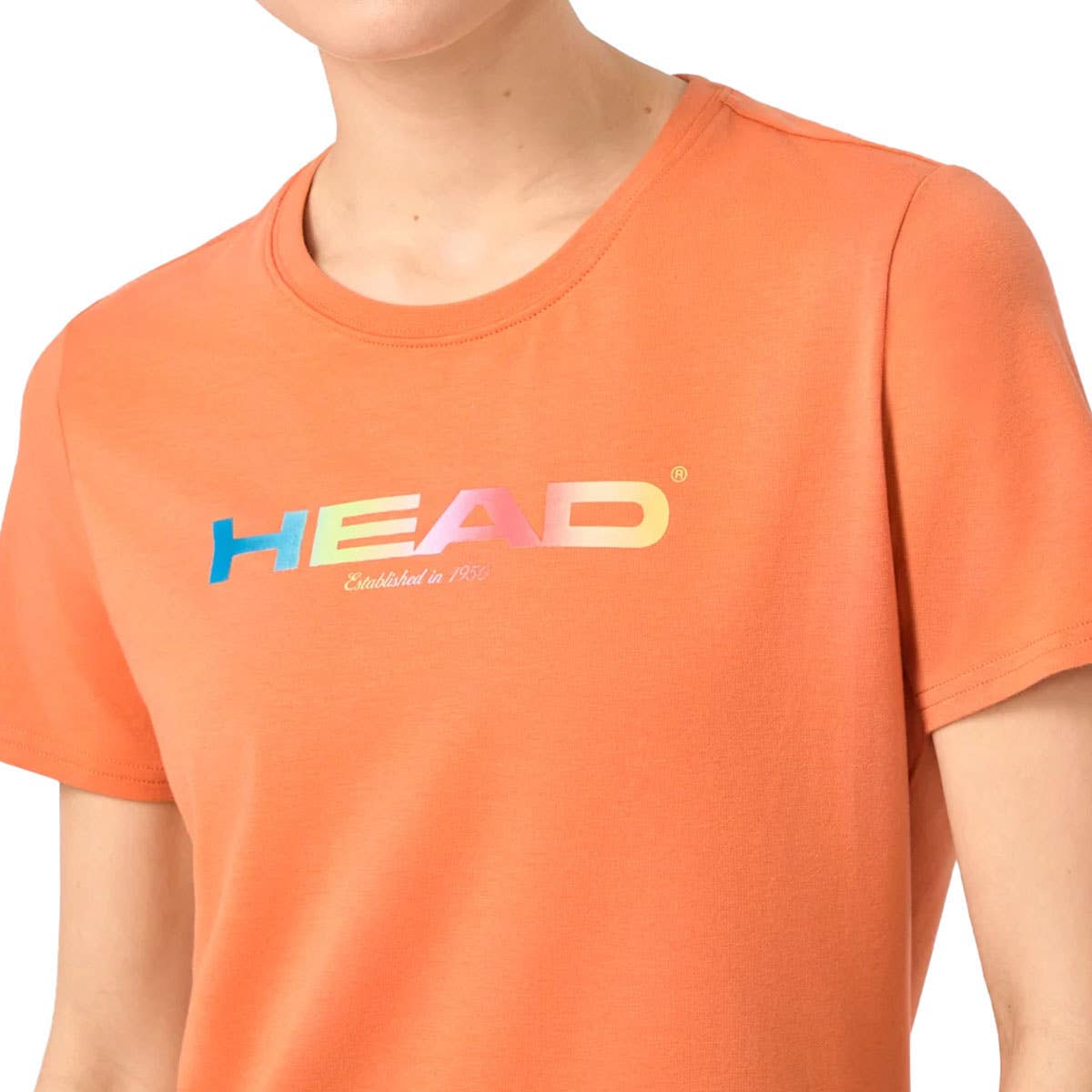 CAMISETA HEAD RAINBOW MUJER NARANJA