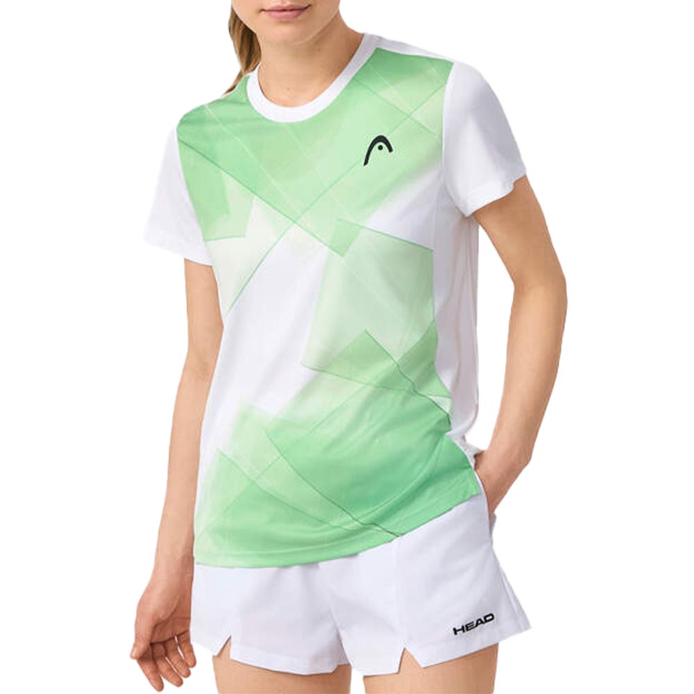 CAMISETA HEAD TIE-BREAK 814205 MUJER VERDE DEGRADADO