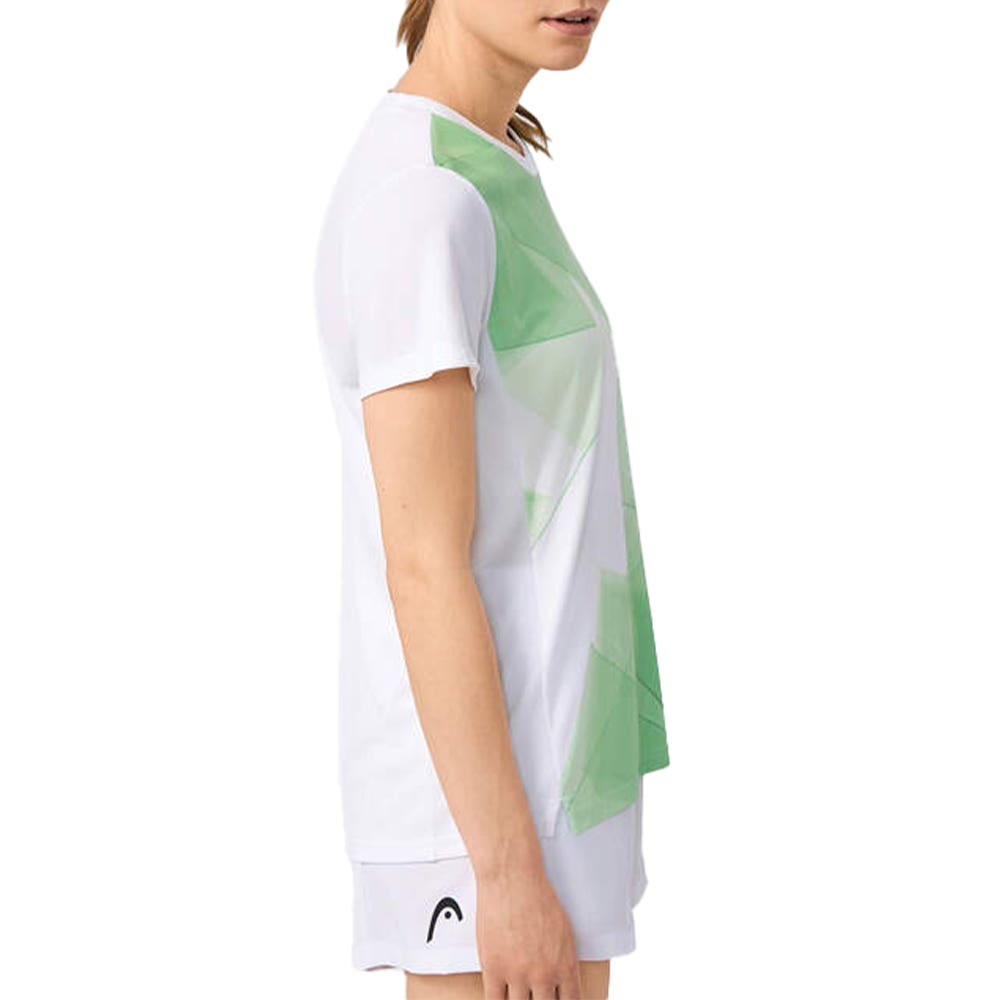 CAMISETA HEAD TIE-BREAK 814205 MUJER VERDE DEGRADADO