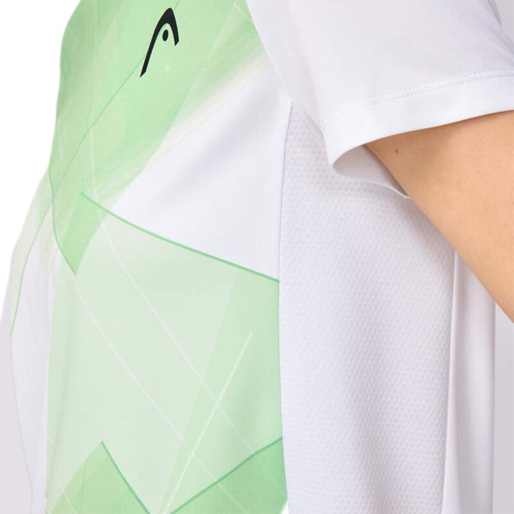 CAMISETA HEAD TIE-BREAK 814205 MUJER VERDE DEGRADADO