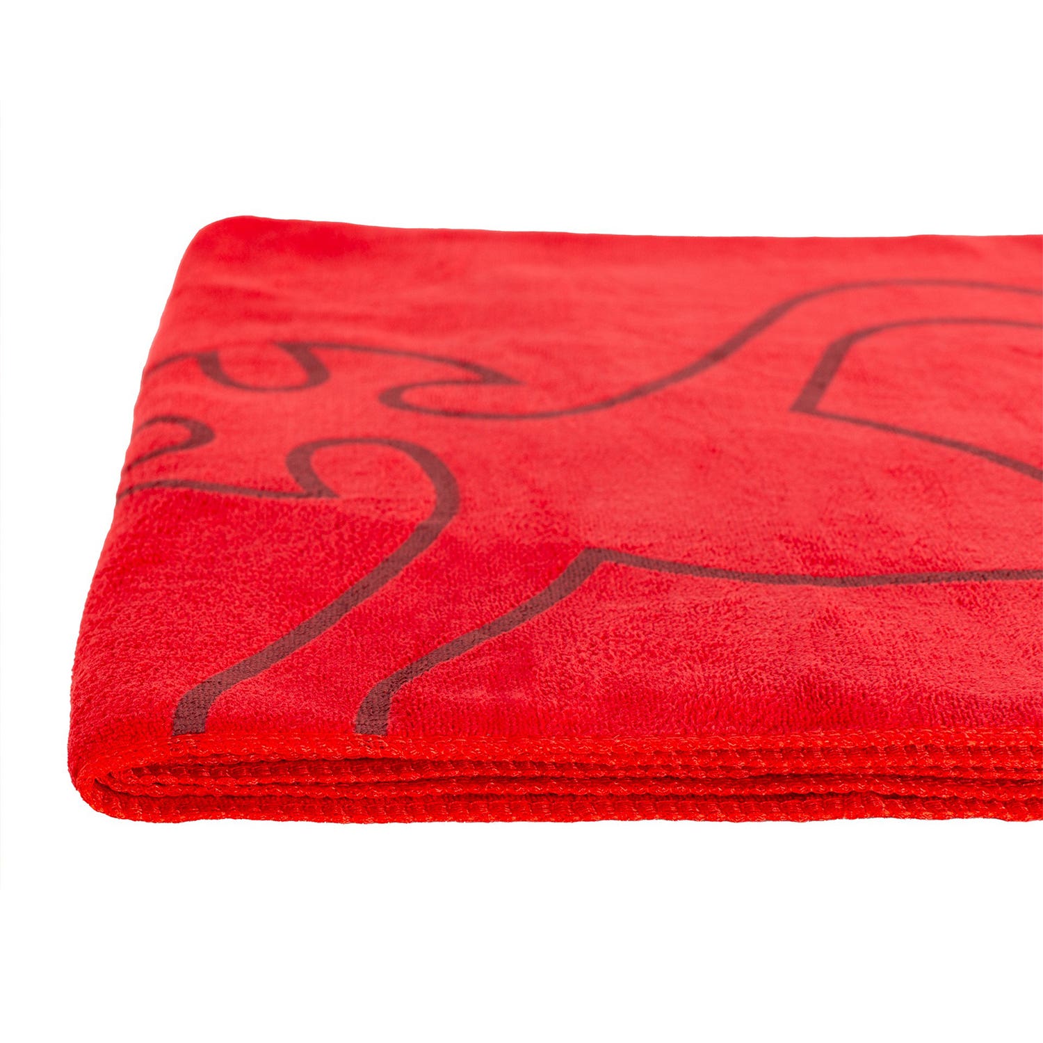 TOALLA BLACK CROWN SWEET ROJO