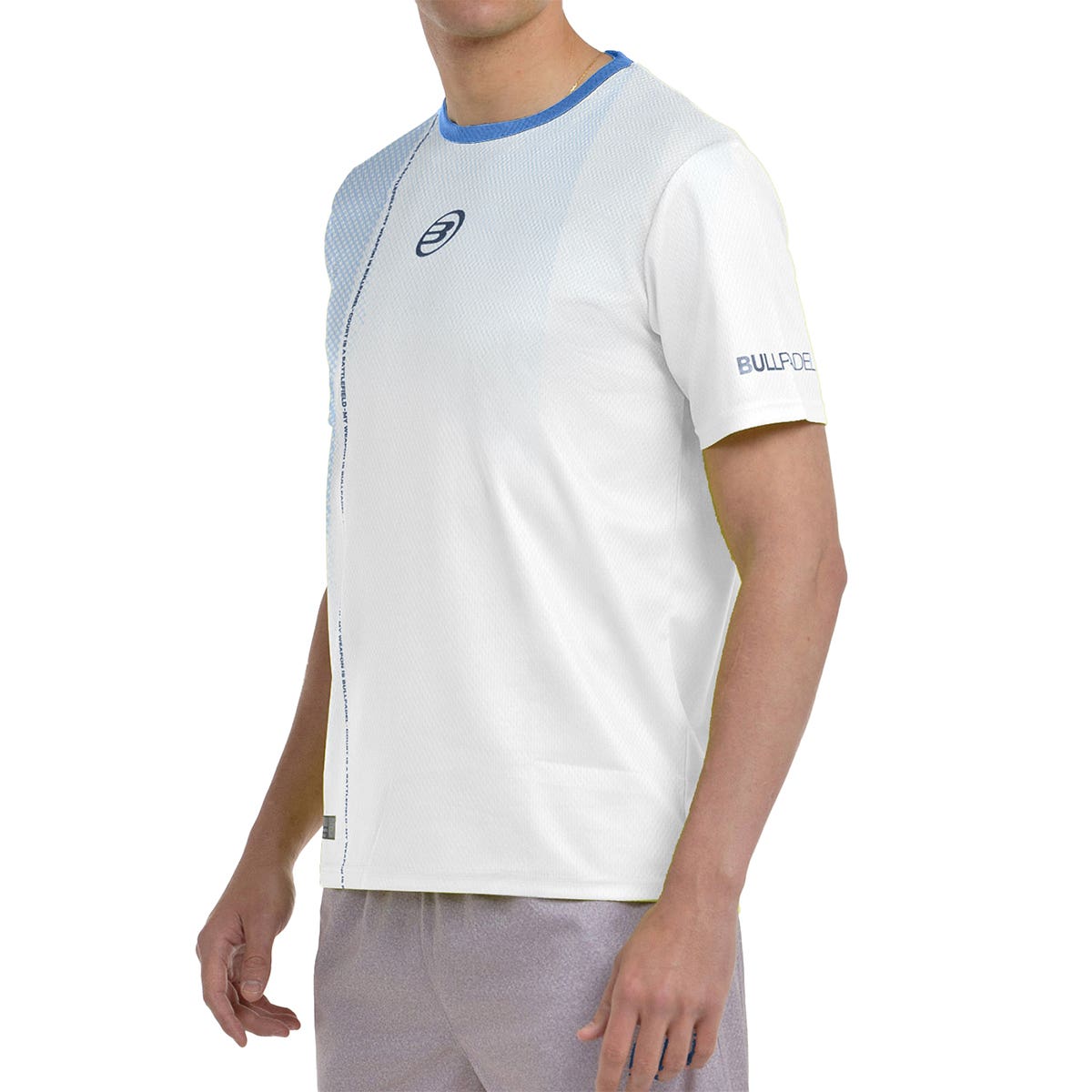 CAMISETA BULLPADEL BATEN BLANCO