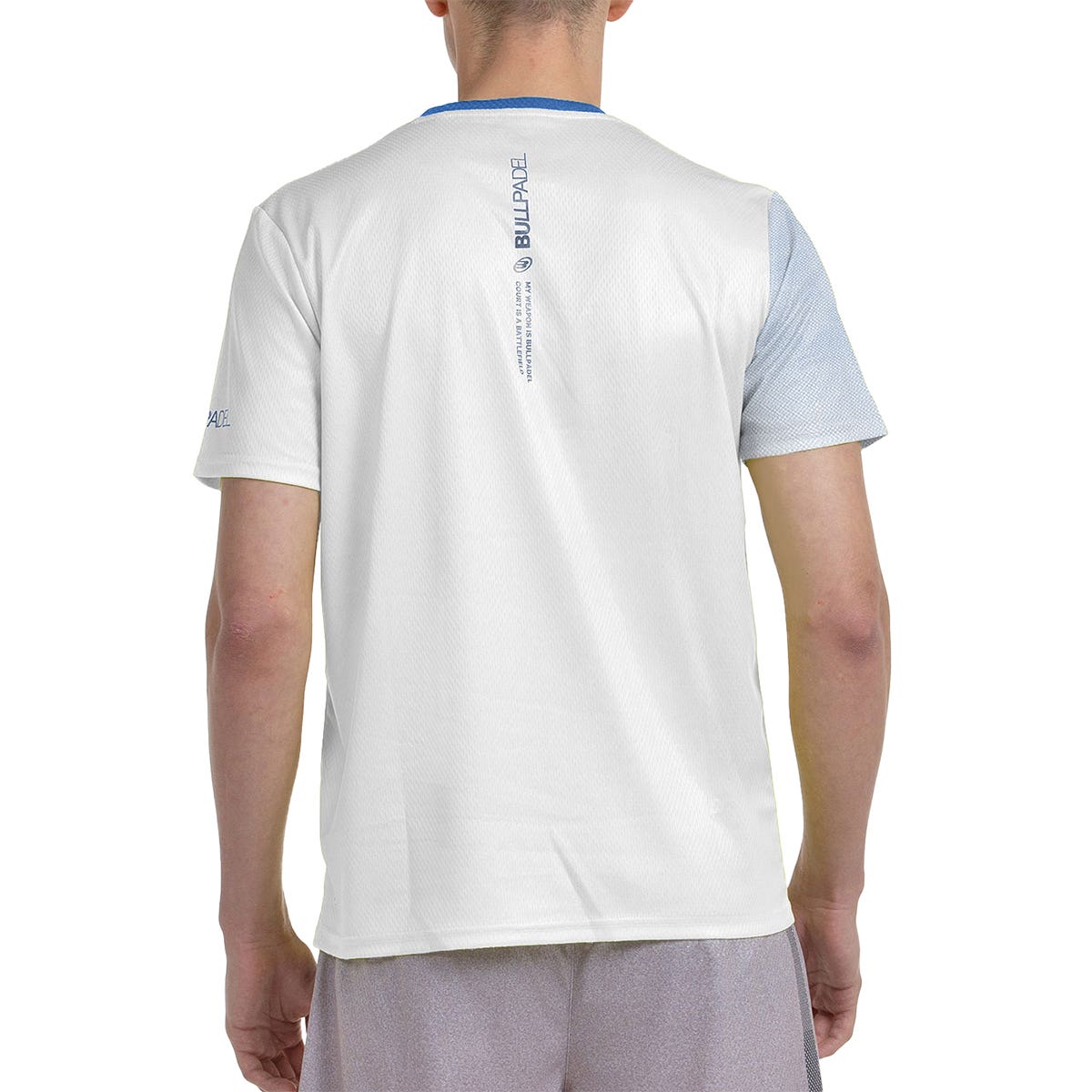 CAMISETA BULLPADEL BATEN BLANCO